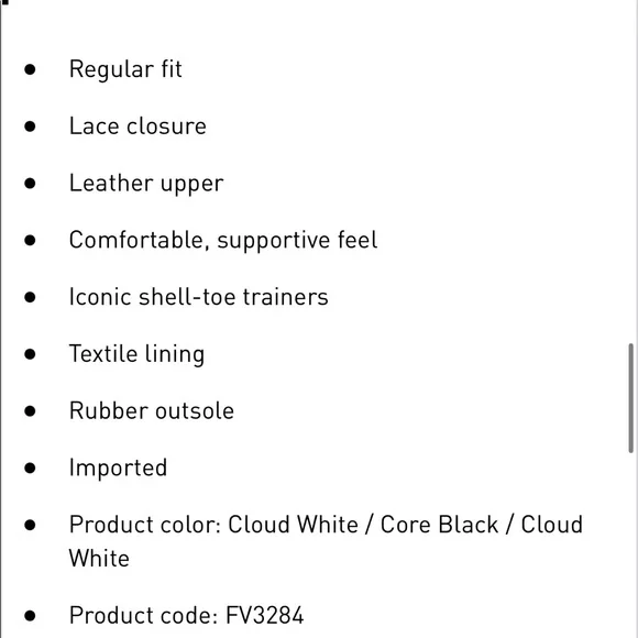 Adidas All Stars White Sneakers W7/M5.5 - Picture 8 of 8